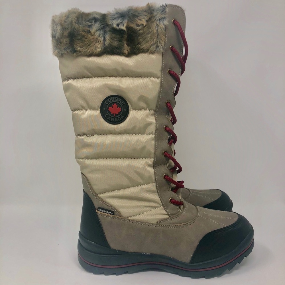 Cougar Chateau Fur Snow Boots, 8M, LIKE NEW